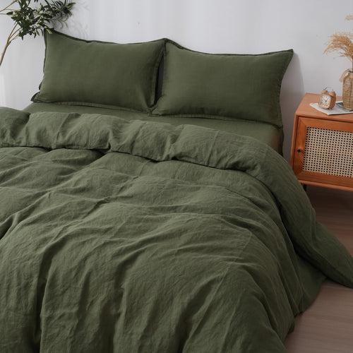 FOREST - Duvet Cover + Pillow Cases | 100% French Flax Linen