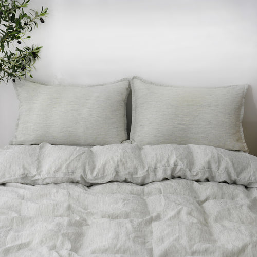 PINSTRIPE - Duvet Cover + Pillow Cases | 100% French Flax Linen
