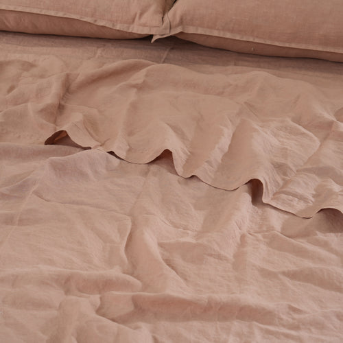 PINK CLAY - Sheet Set - 100% French Flax Linen