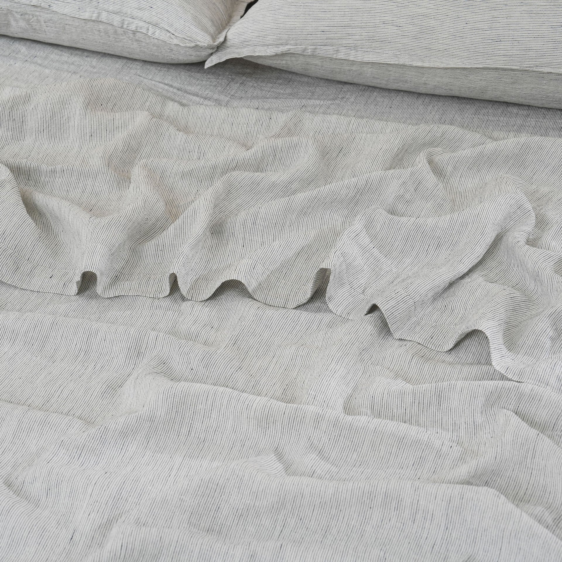 Linen Sheet Set - Pinstripe