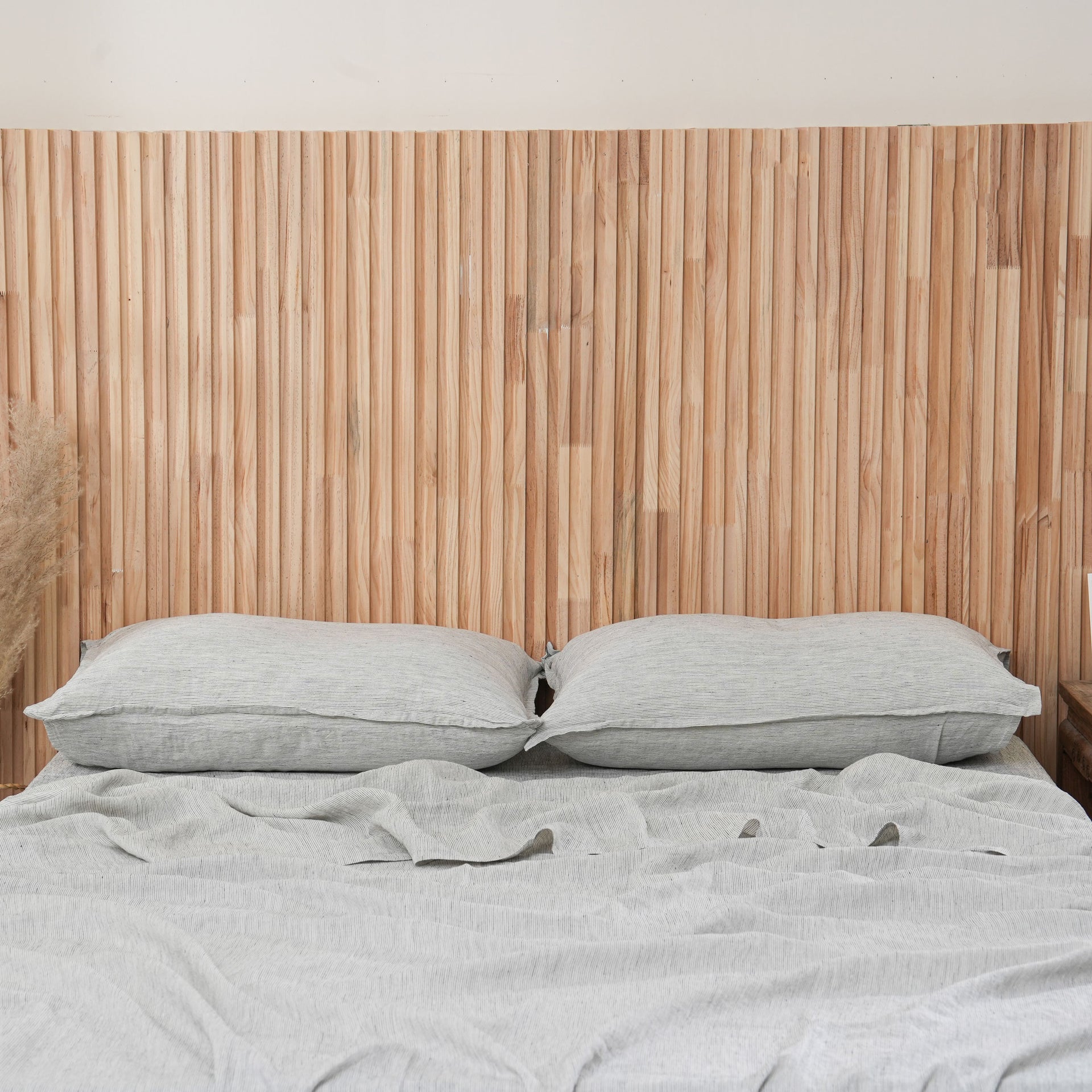 Linen Sheet Set - Pinstripe