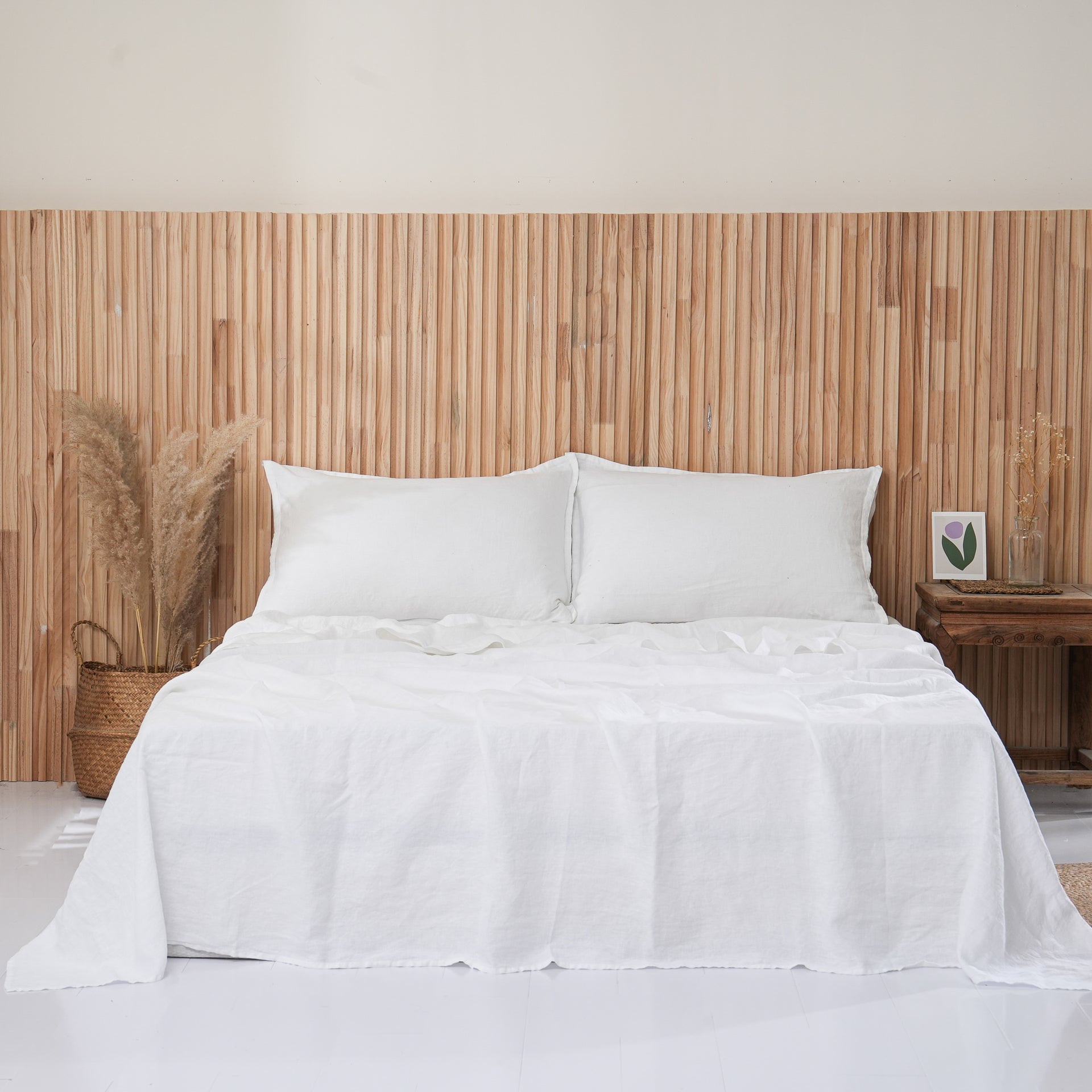 Linen Sheet Set - Snow