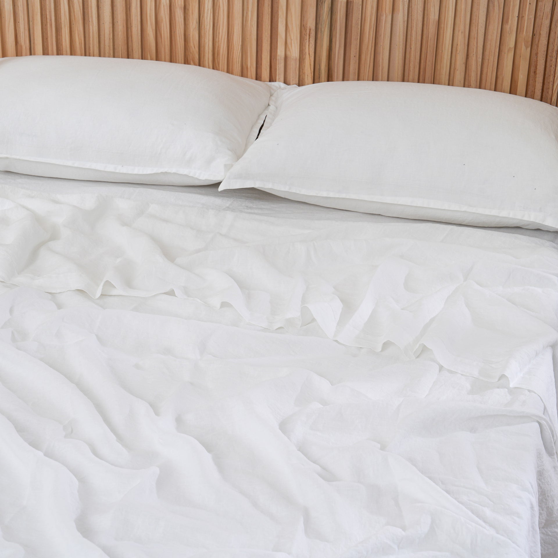 Linen Sheet Set - Snow