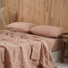 Linen Sheet Set - Pink Clay