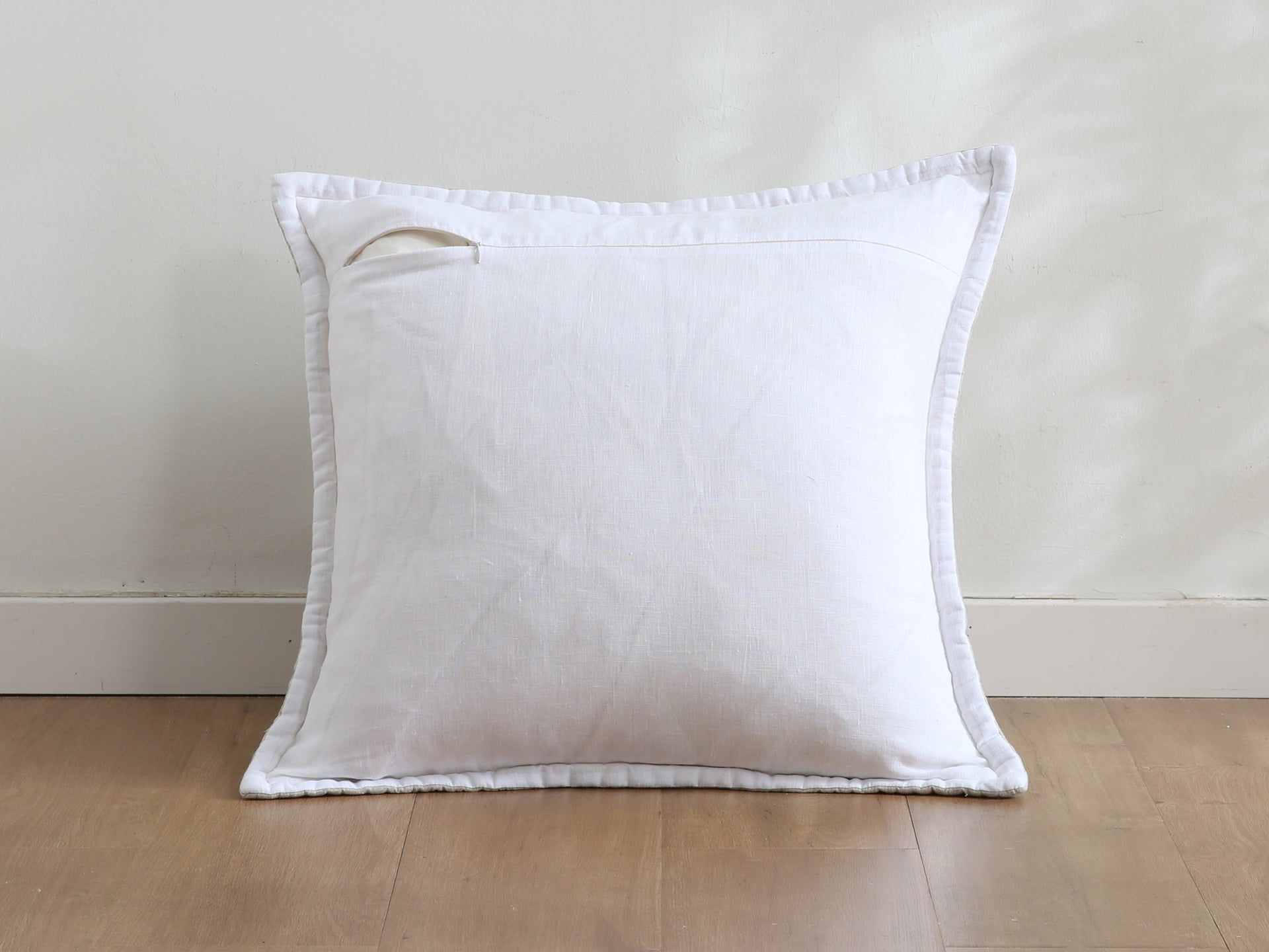 Quilted Linen Cushion Cover