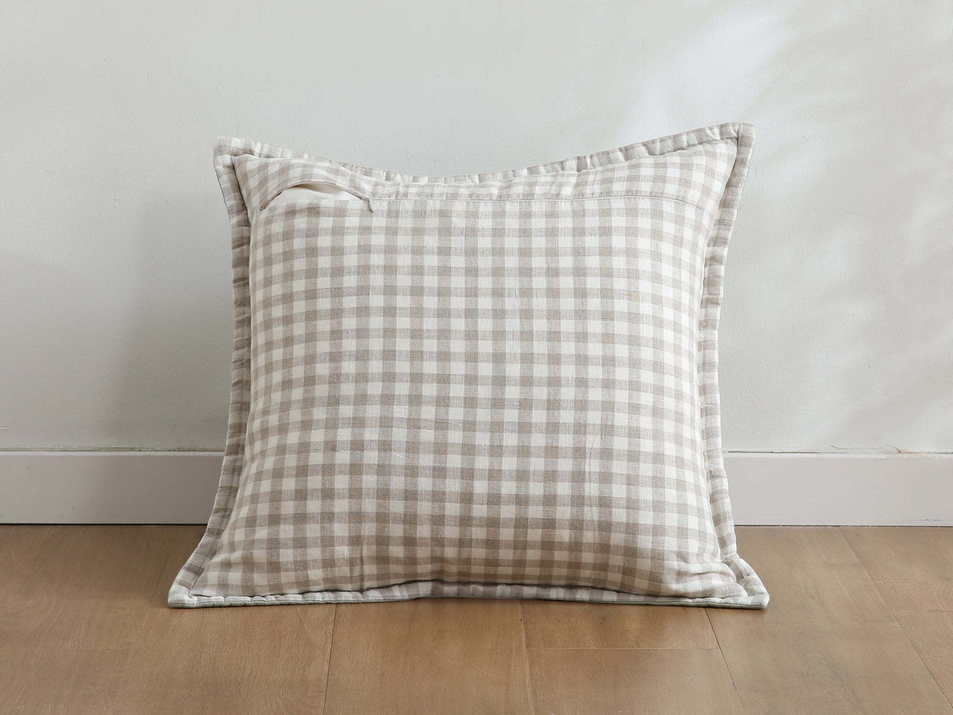 Quilted Linen Cushion Cover