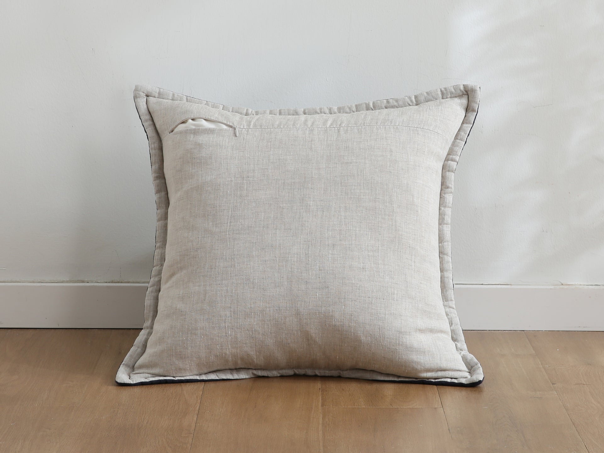 Quilted Linen Cushion Cover