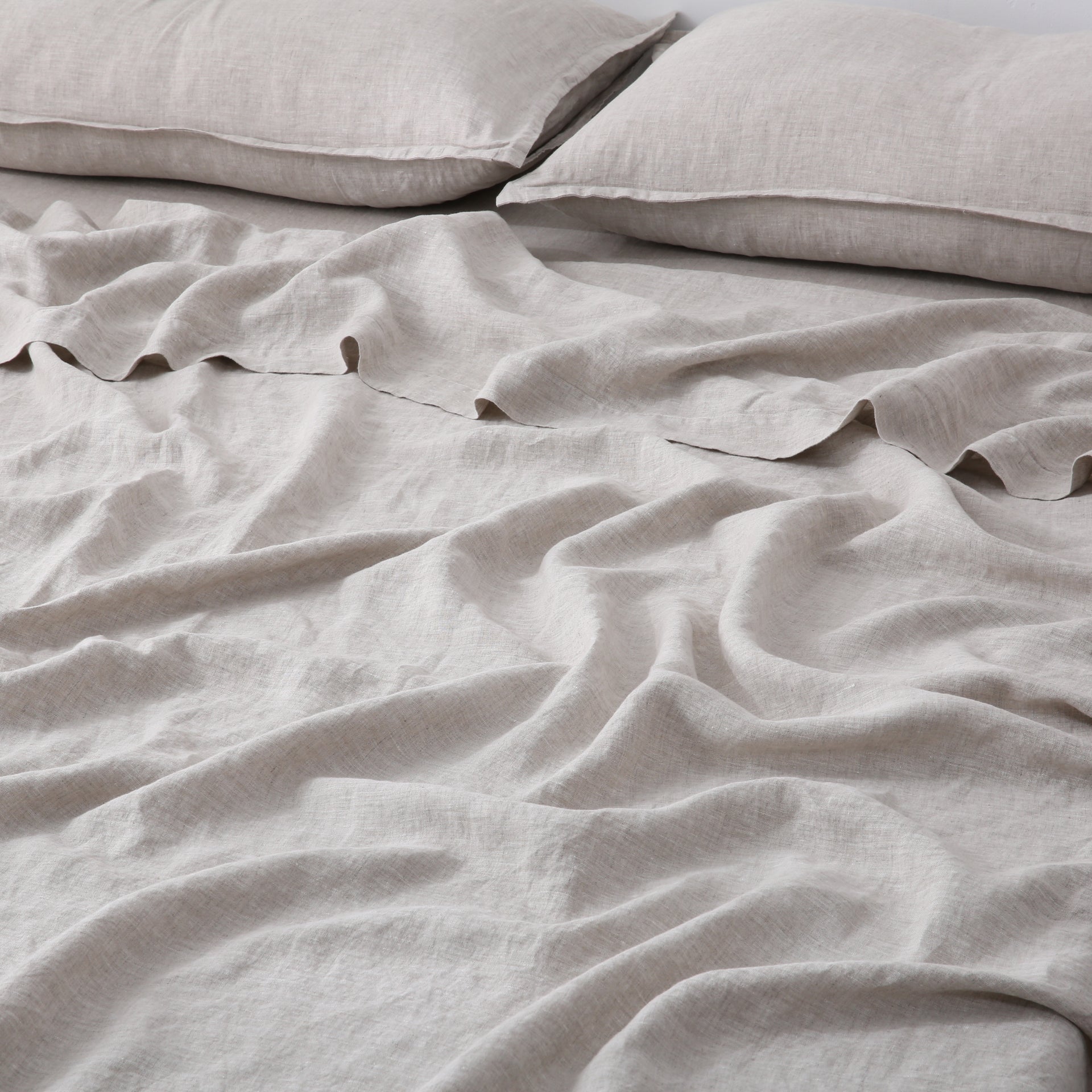 Linen Flat Sheet - Sand