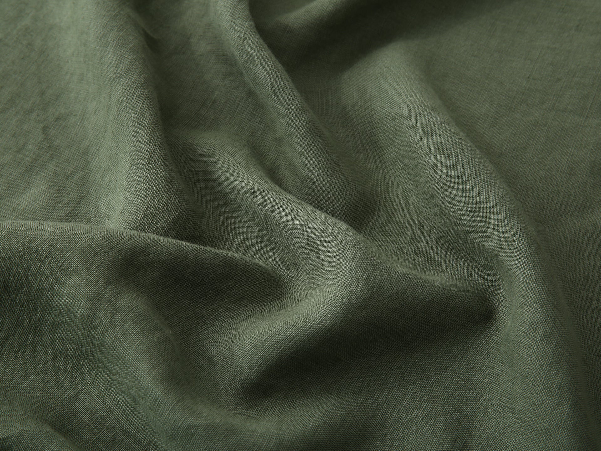 Linen Flat Sheet - Forest