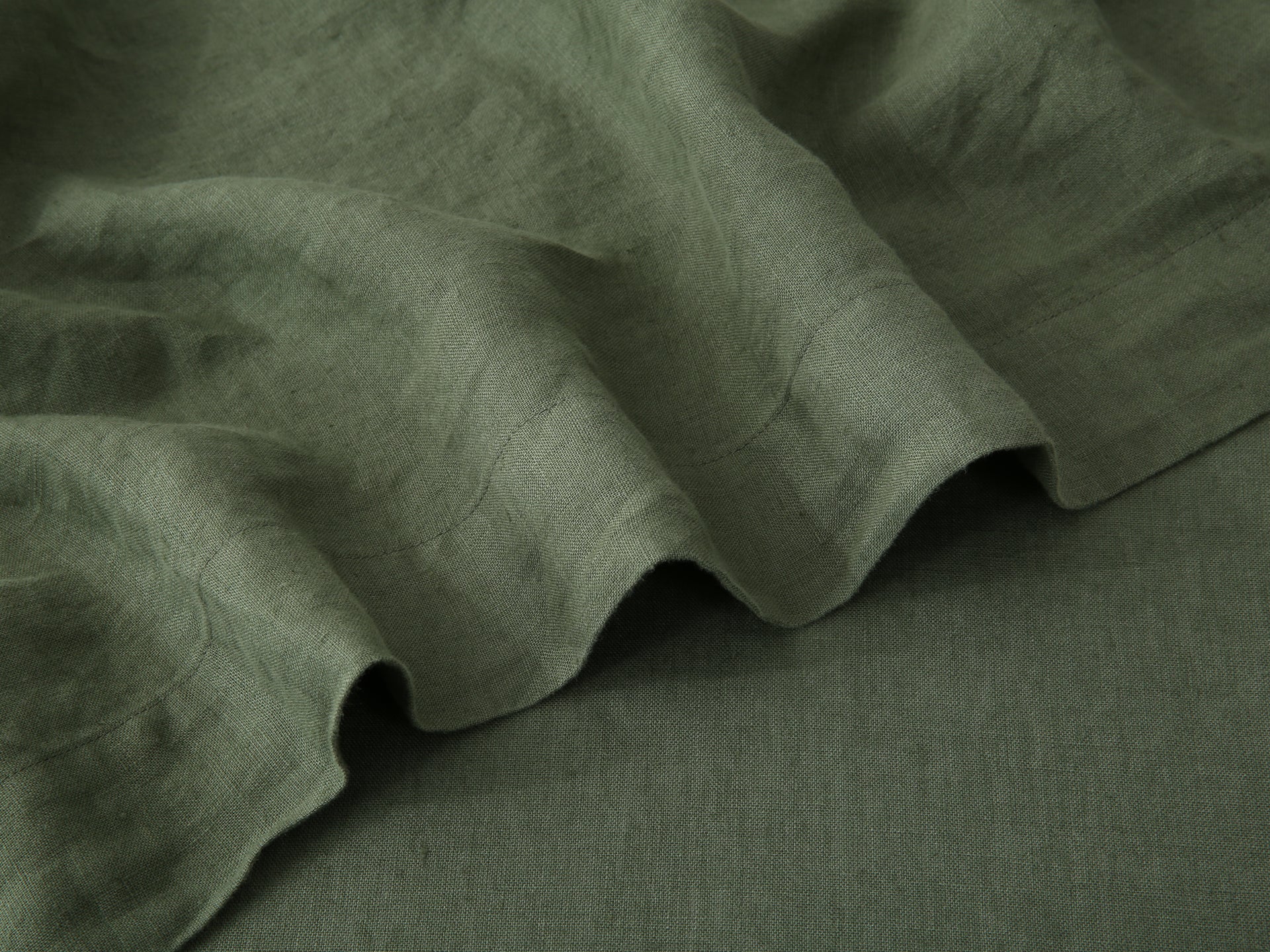 Linen Flat Sheet - Forest