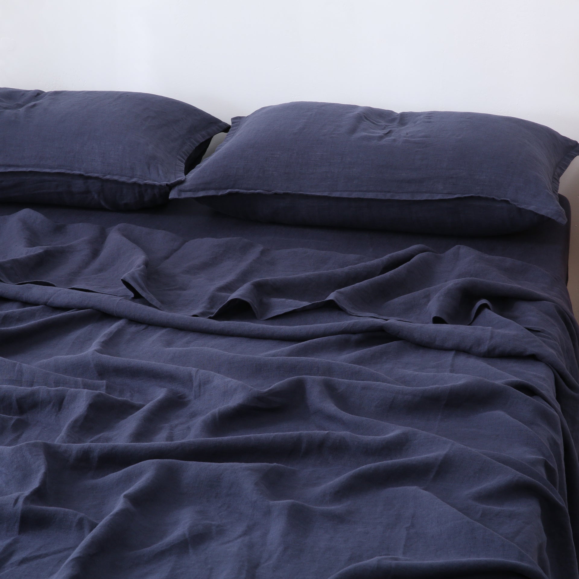 Linen Flat Sheet - Ocean