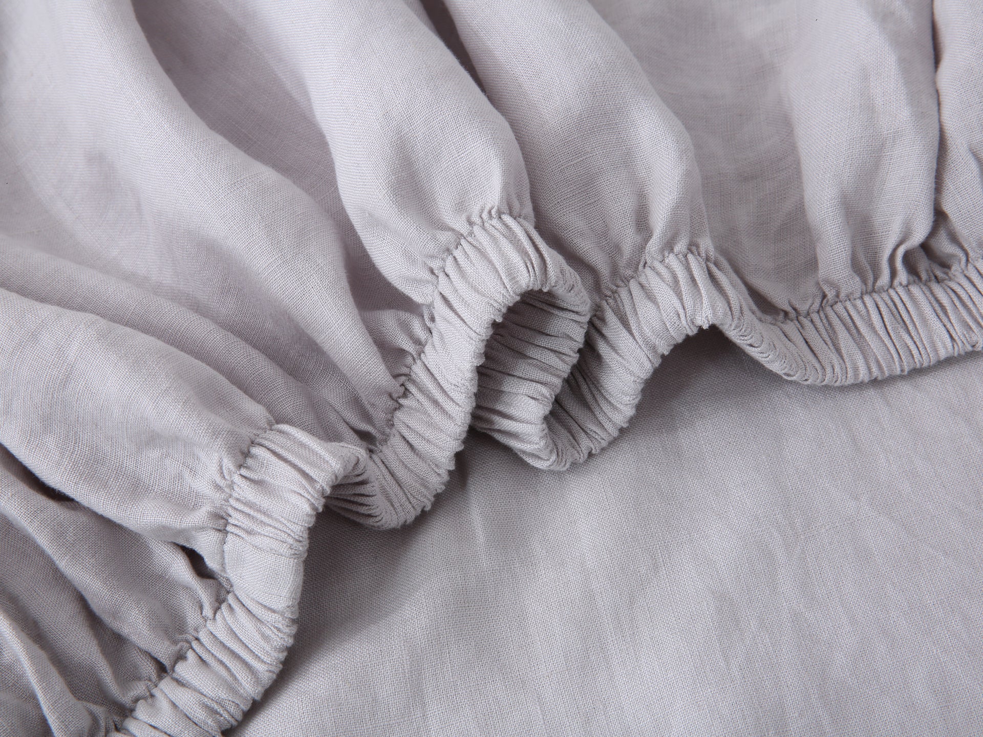 Linen Fitted Sheet - Mist