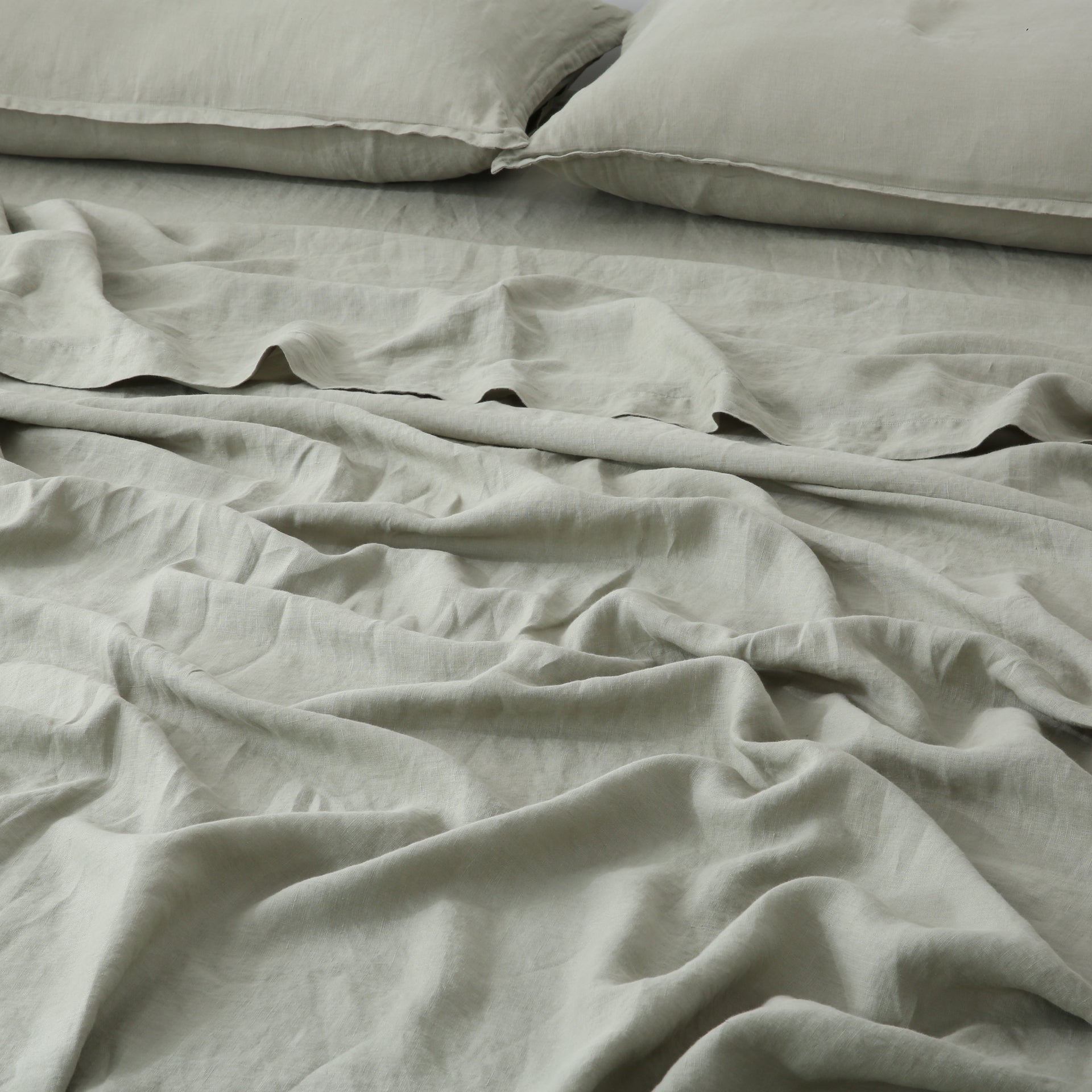 Linen Flat Sheet - Fern