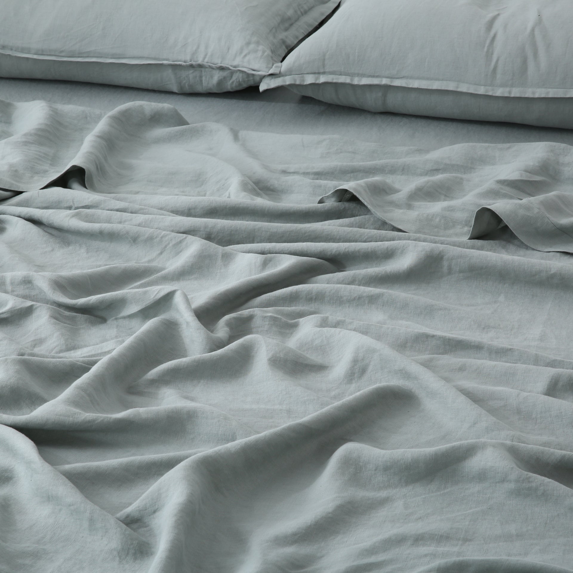 Linen Flat Sheet - Sage
