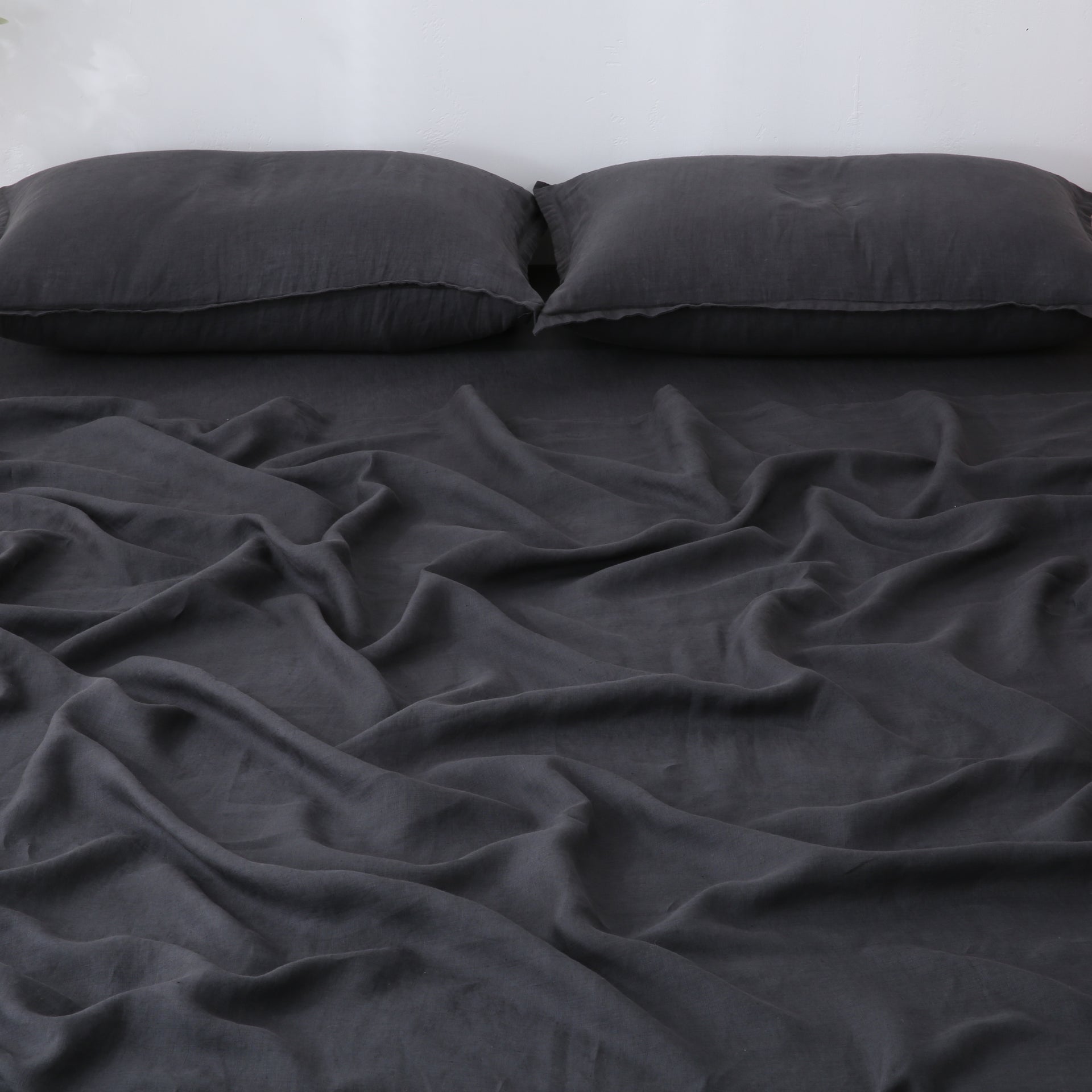 Linen Sheet Set - Charcoal