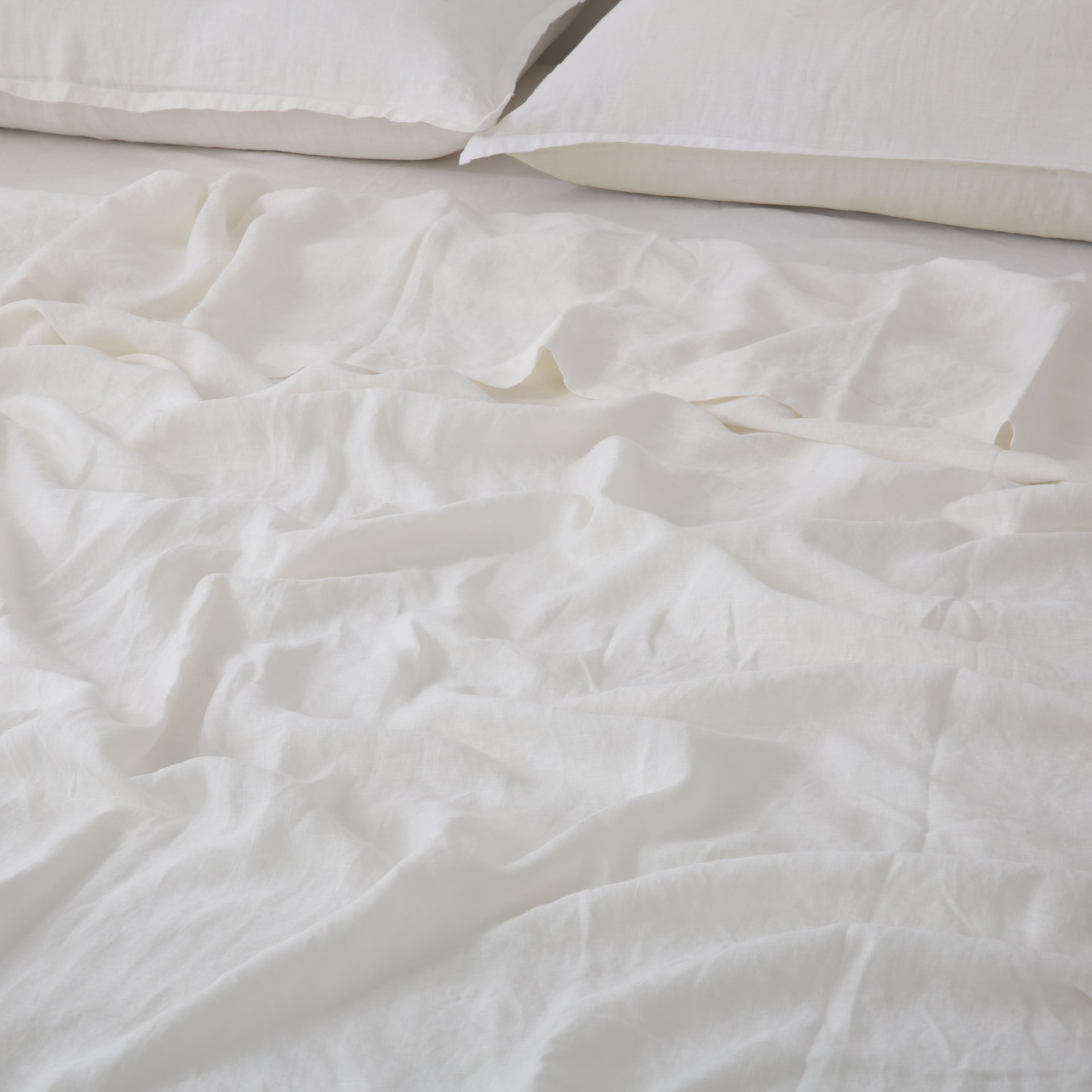 Linen Flat Sheet - Cloud