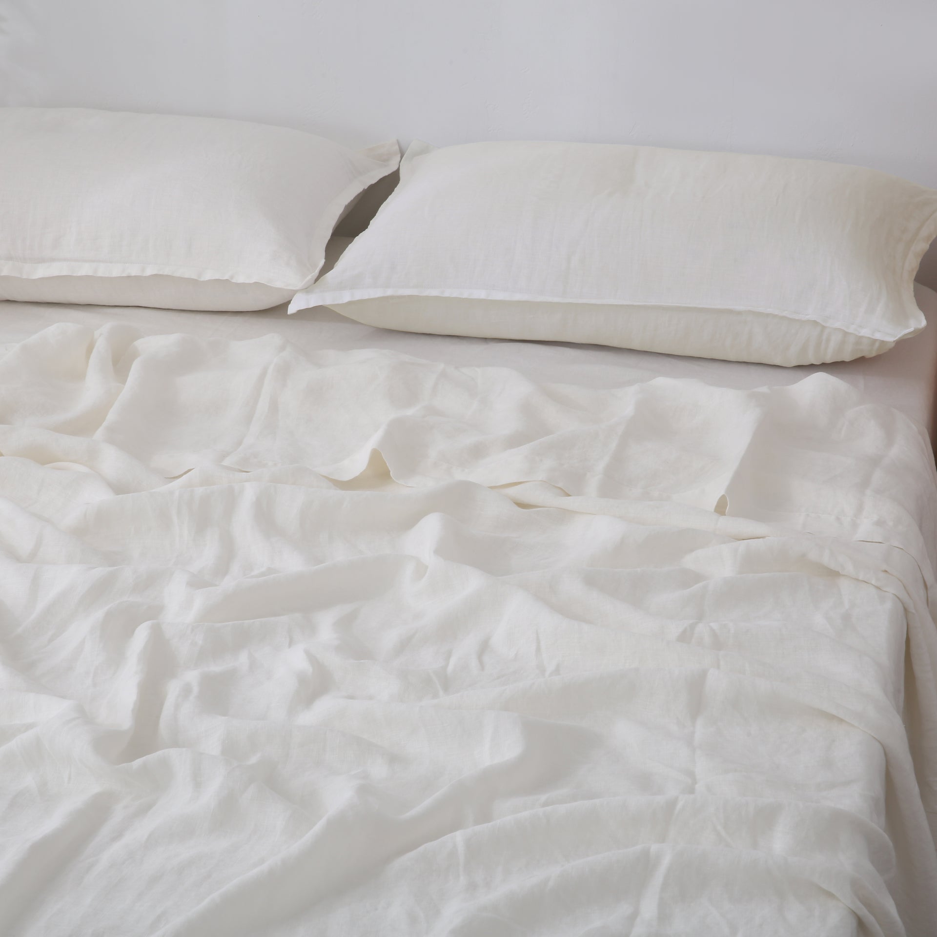 Linen Flat Sheet - Cloud