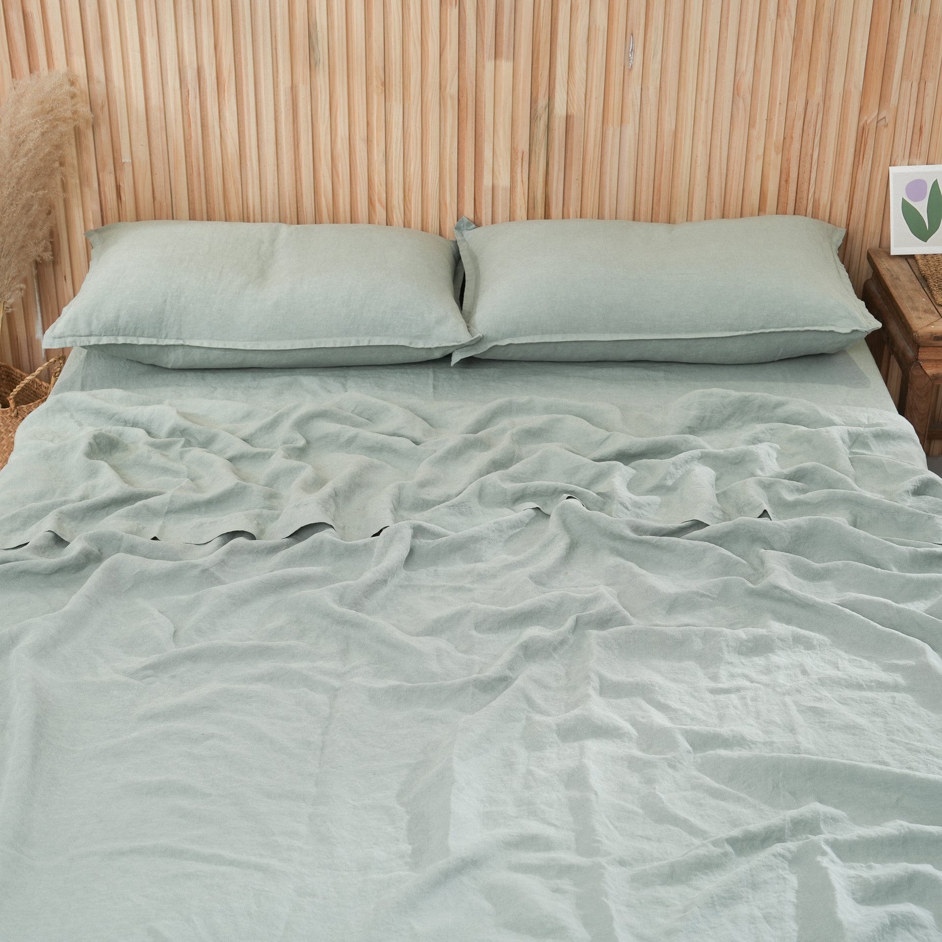 Linen Sheet Set - Sage
