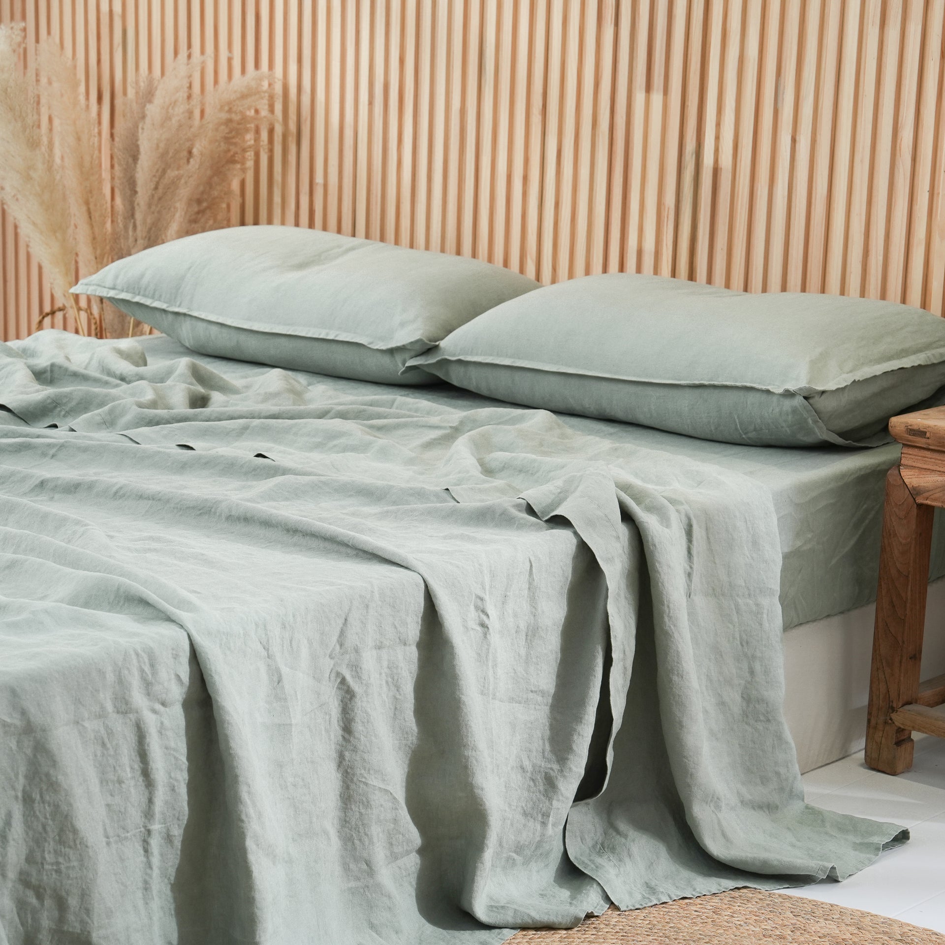 Linen Sheet Set - Sage