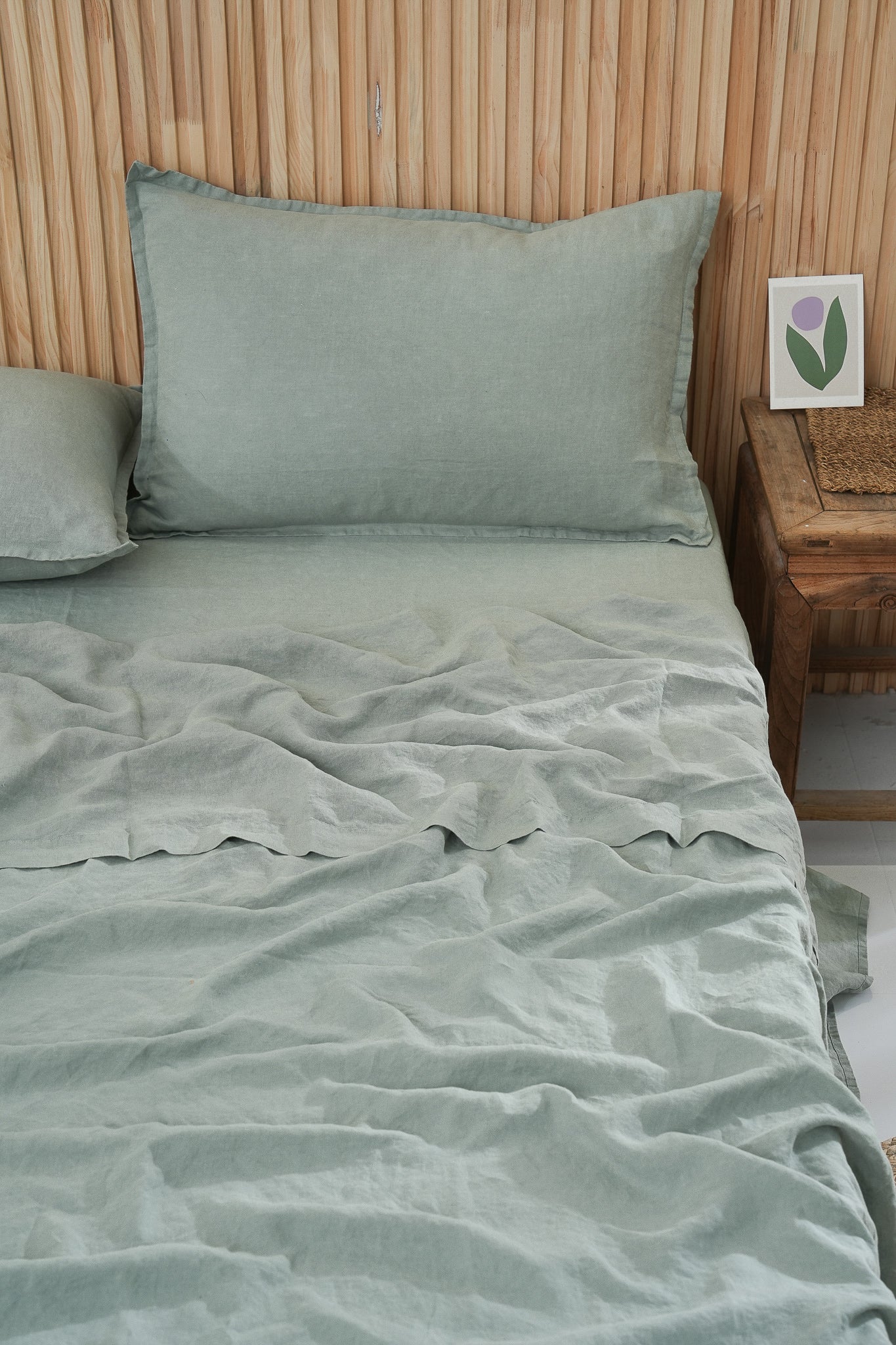 Linen Sheet Set - Sage