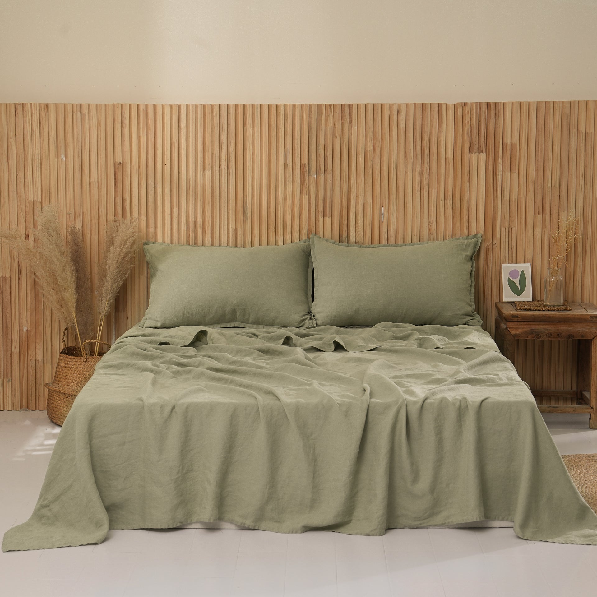 Linen Sheet Set - Fern