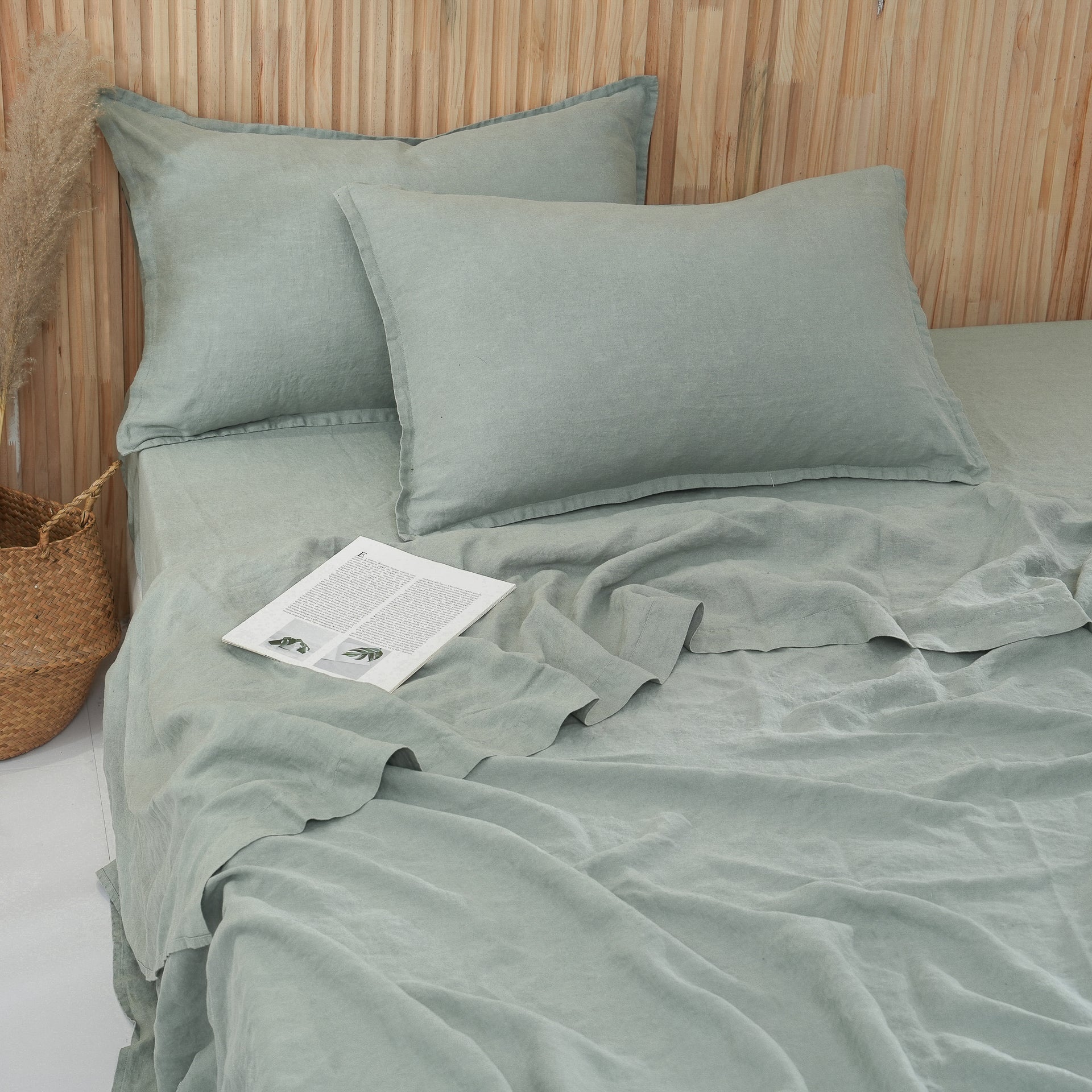 Linen Sheet Set - Sage