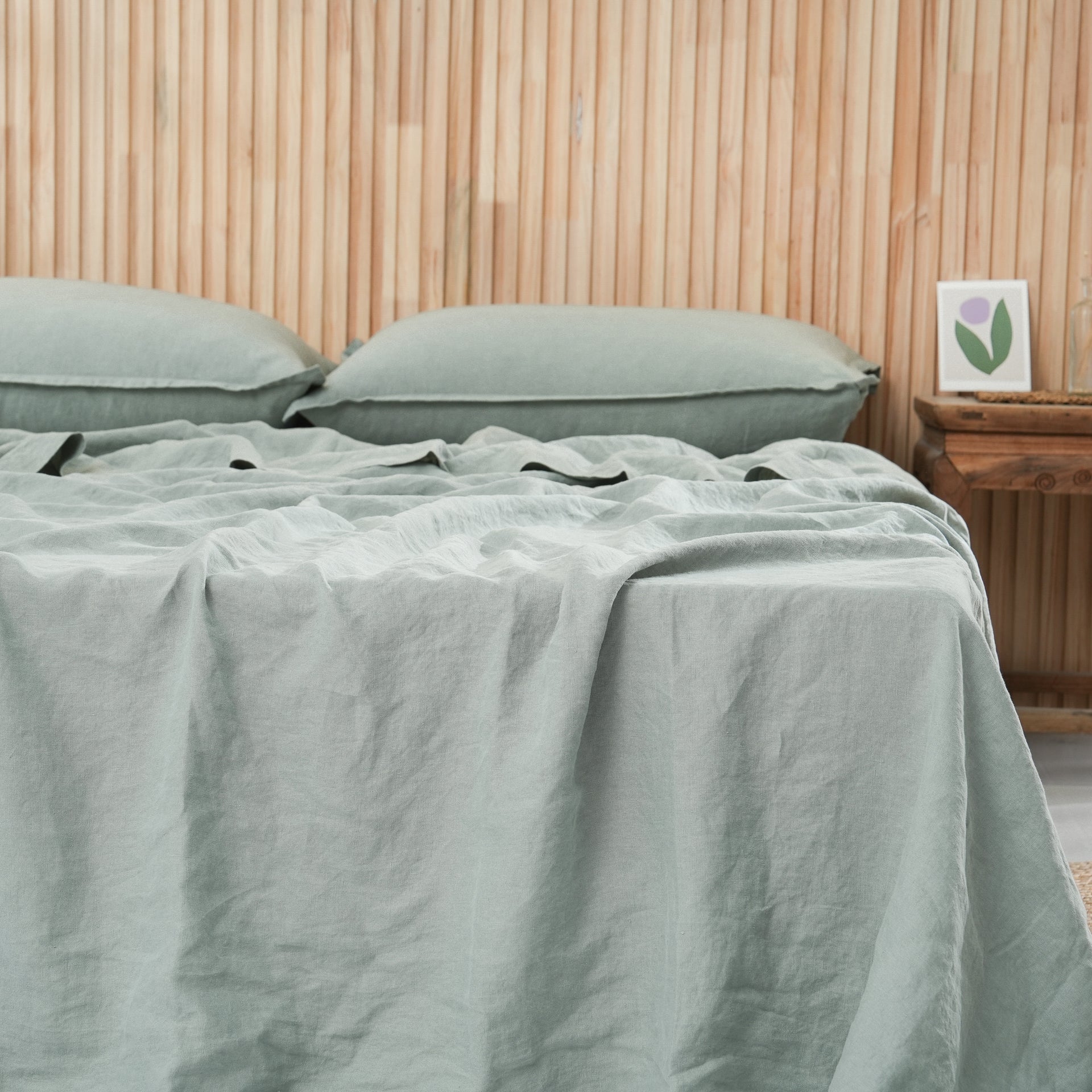 Linen Sheet Set - Sage