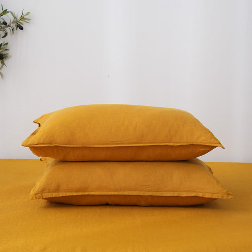 Pillow Cases - 100% French Flax Linen (Set of Two)