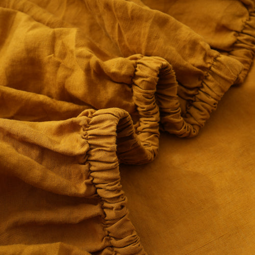 TURMERIC - Sheet Set - 100% French Flax Linen