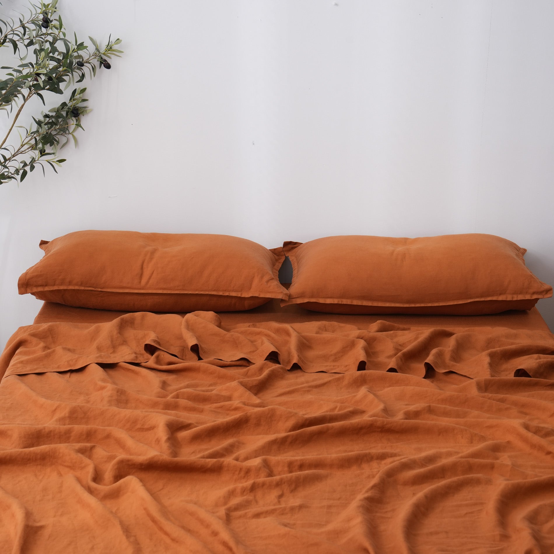 Linen Sheet Set - Clay