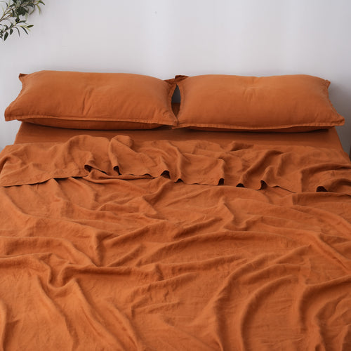 CLAY - Sheet Set - 100% French Flax Linen