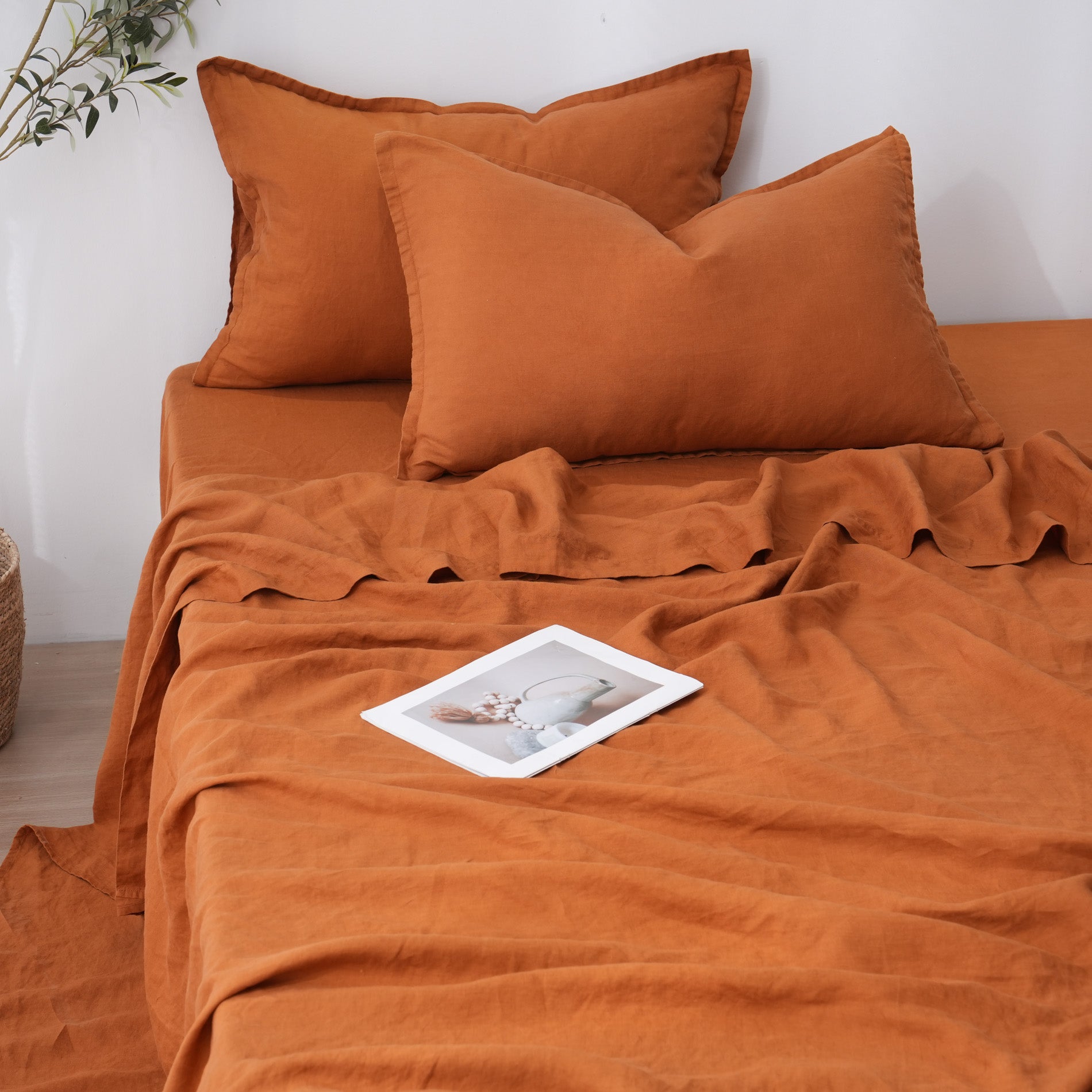 Linen Sheet Set - Clay