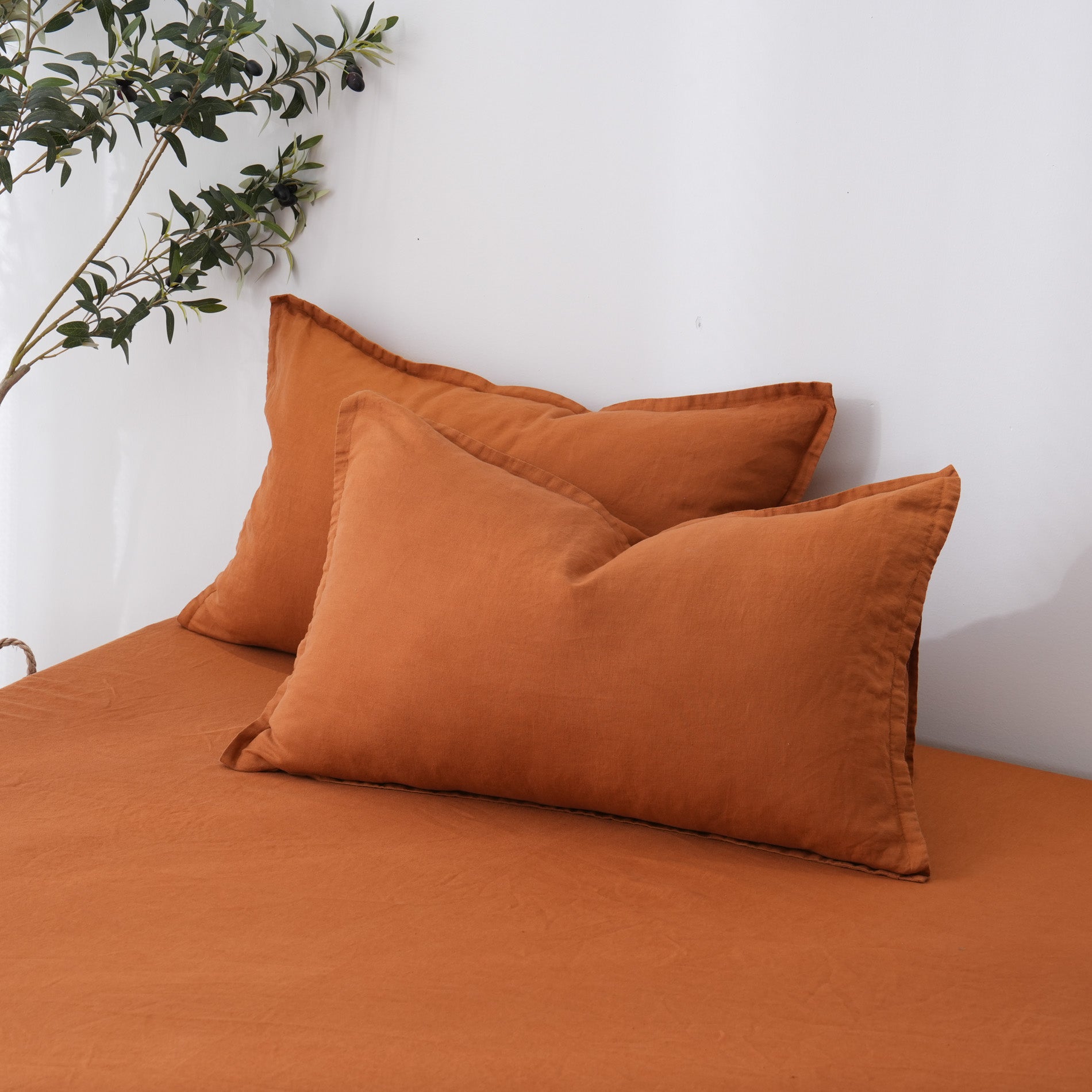Linen Sheet Set - Clay