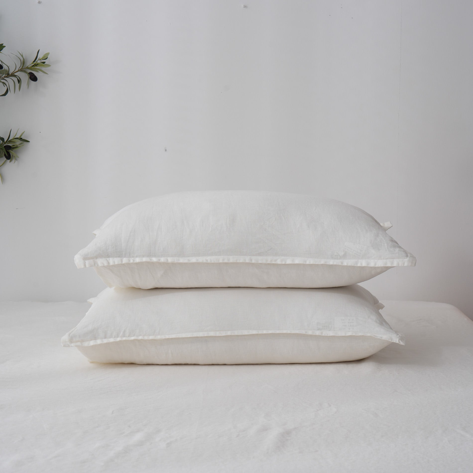 Linen Duvet Cover + Pillowcases - Cloud