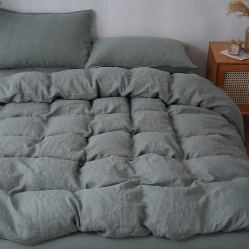 Sage - Duvet Cover + Pillow Cases | 100% French Flax Linen