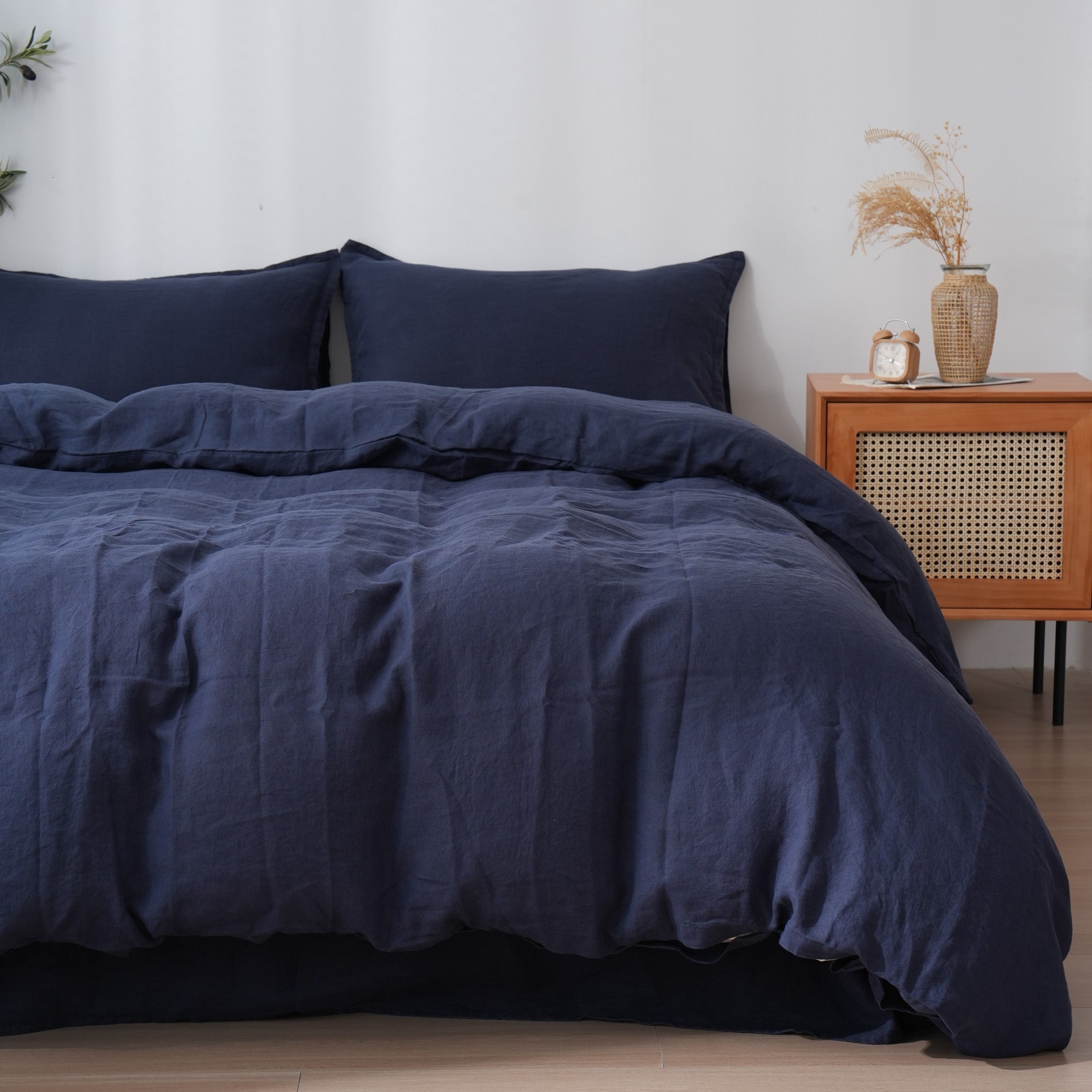 Linen Duvet Cover + Pillowcases - Ocean
