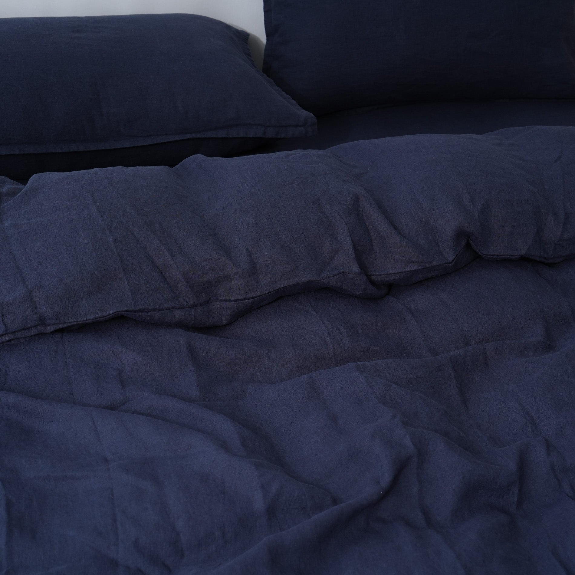 Linen Duvet Cover + Pillowcases - Ocean