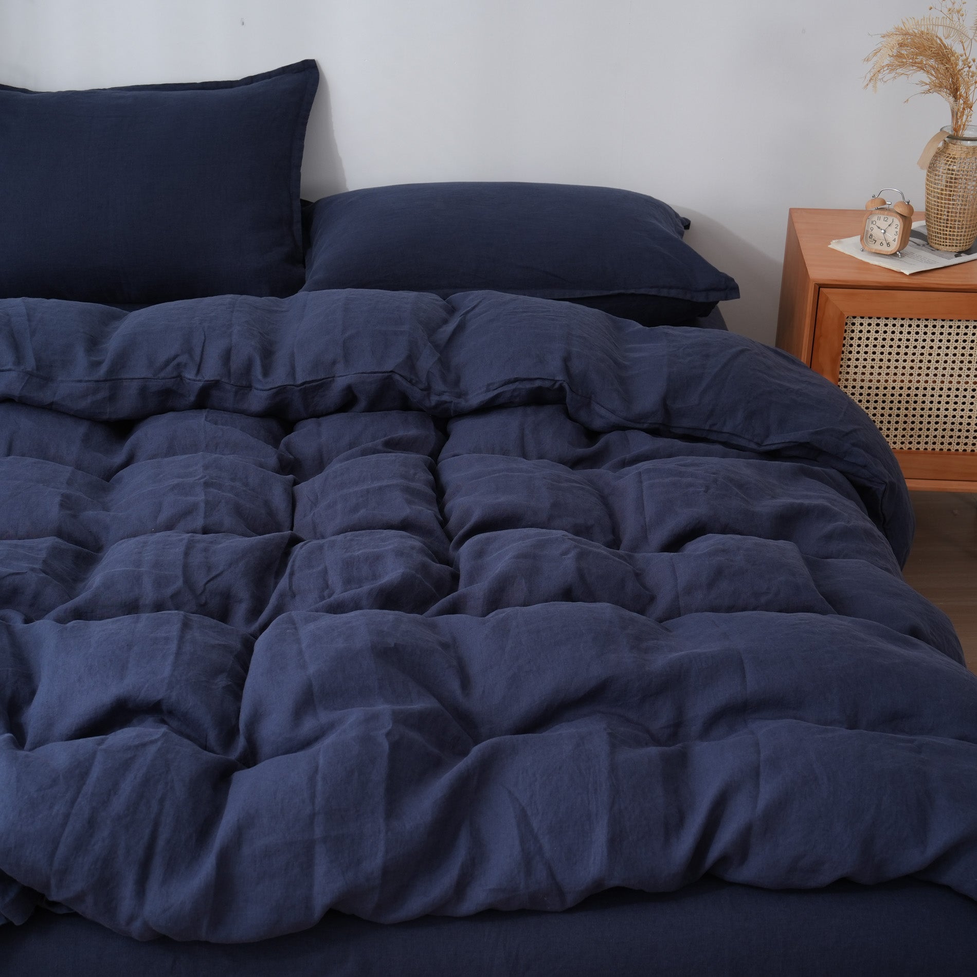 Linen Duvet Cover + Pillowcases - Ocean