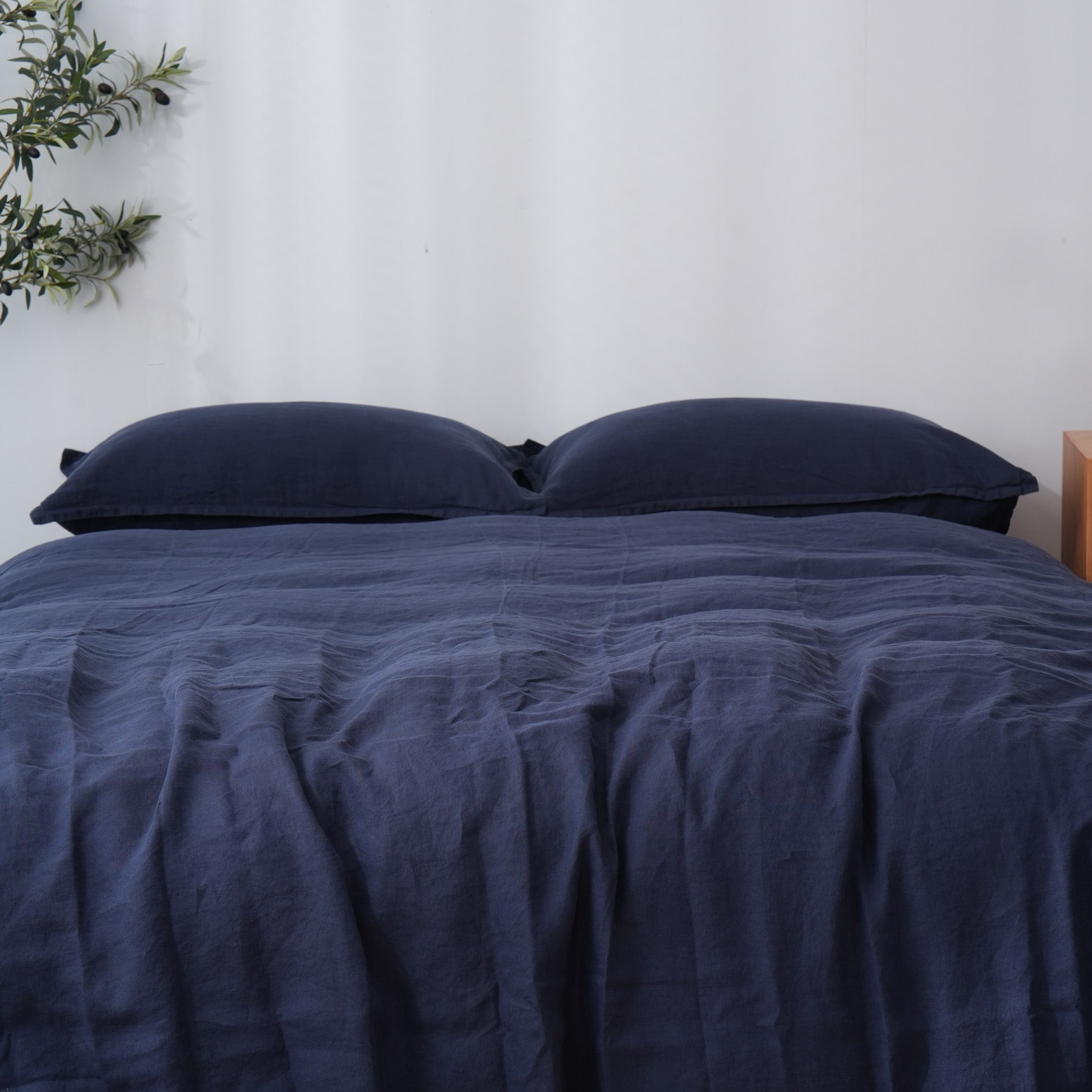 Linen Duvet Cover + Pillowcases - Ocean