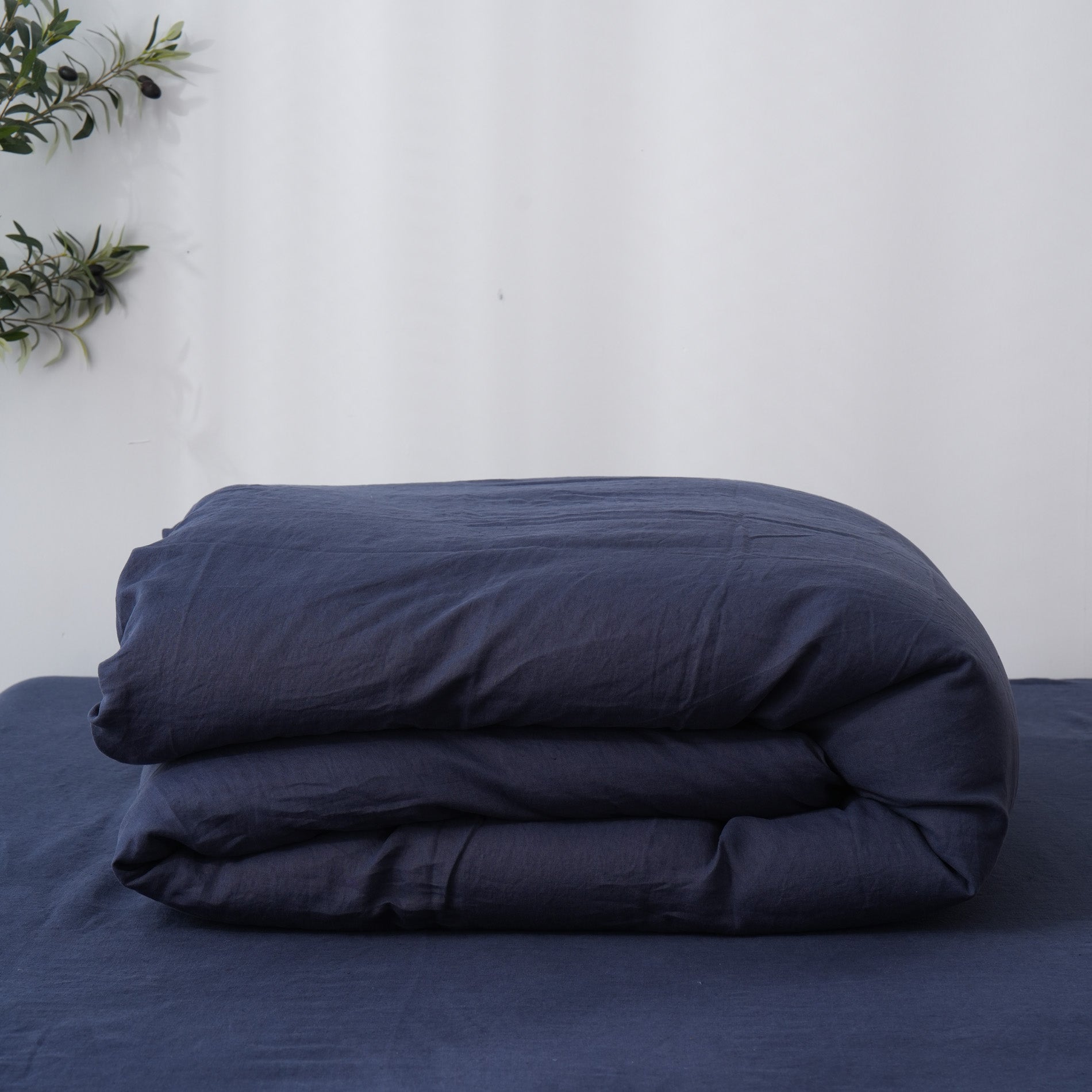 Linen Duvet Cover + Pillowcases - Ocean