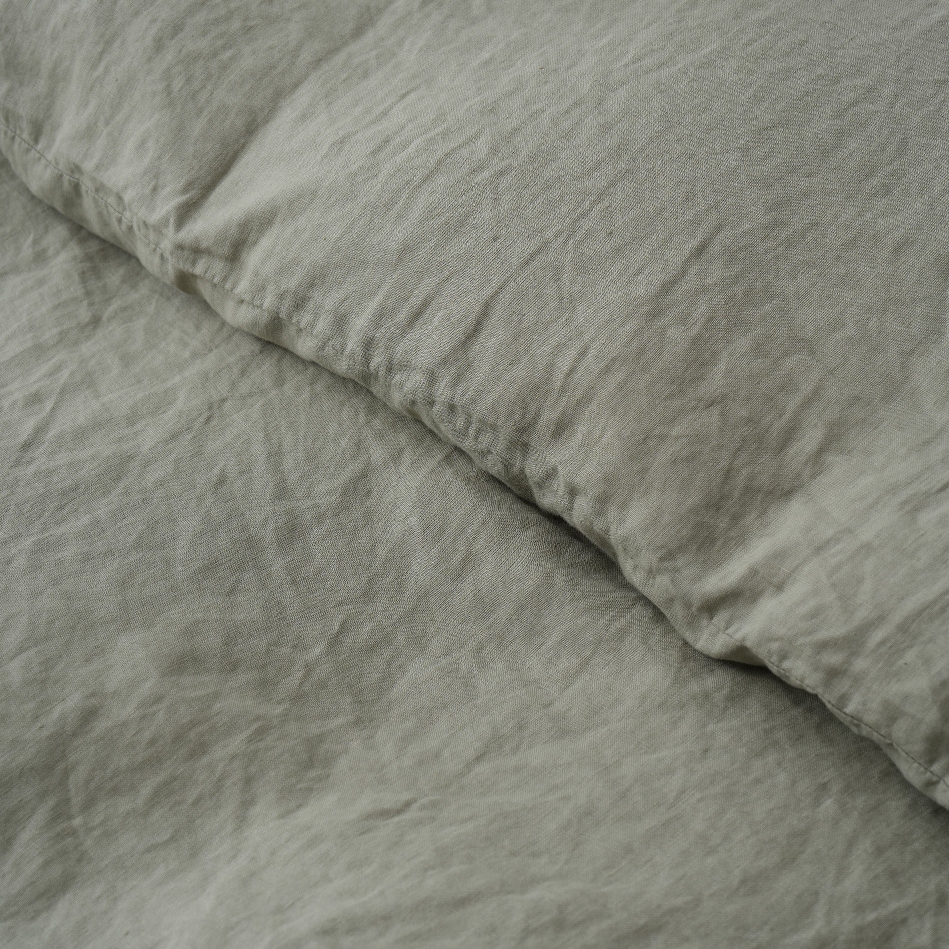 Linen Duvet Cover + Pillowcases - Fern