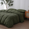 Linen Duvet Cover + Pillowcases - Forest