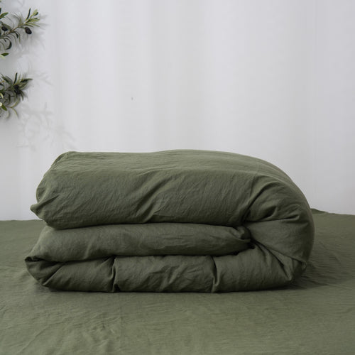 FOREST - Duvet Cover + Pillow Cases | 100% French Flax Linen