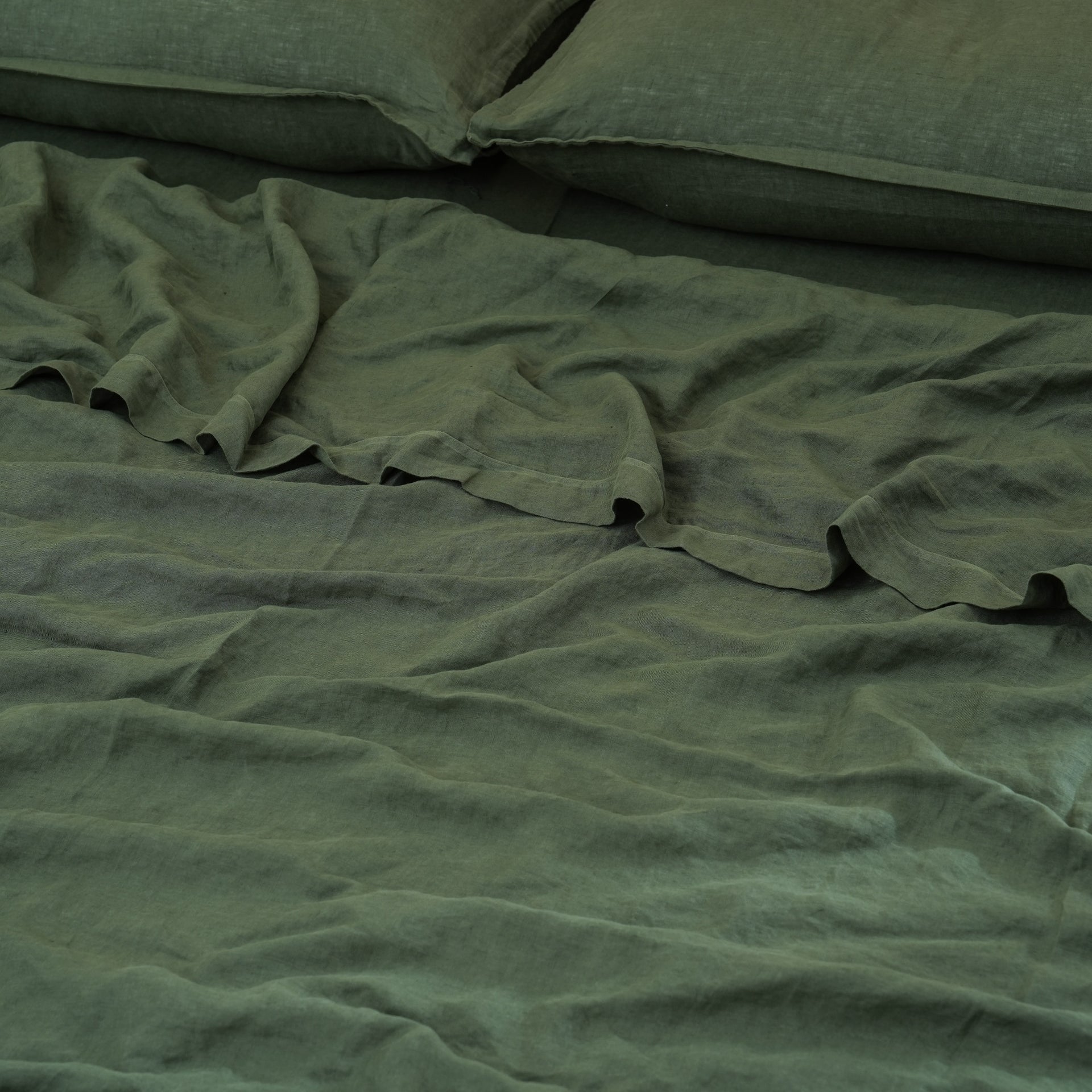 Linen Sheet Set - Forest