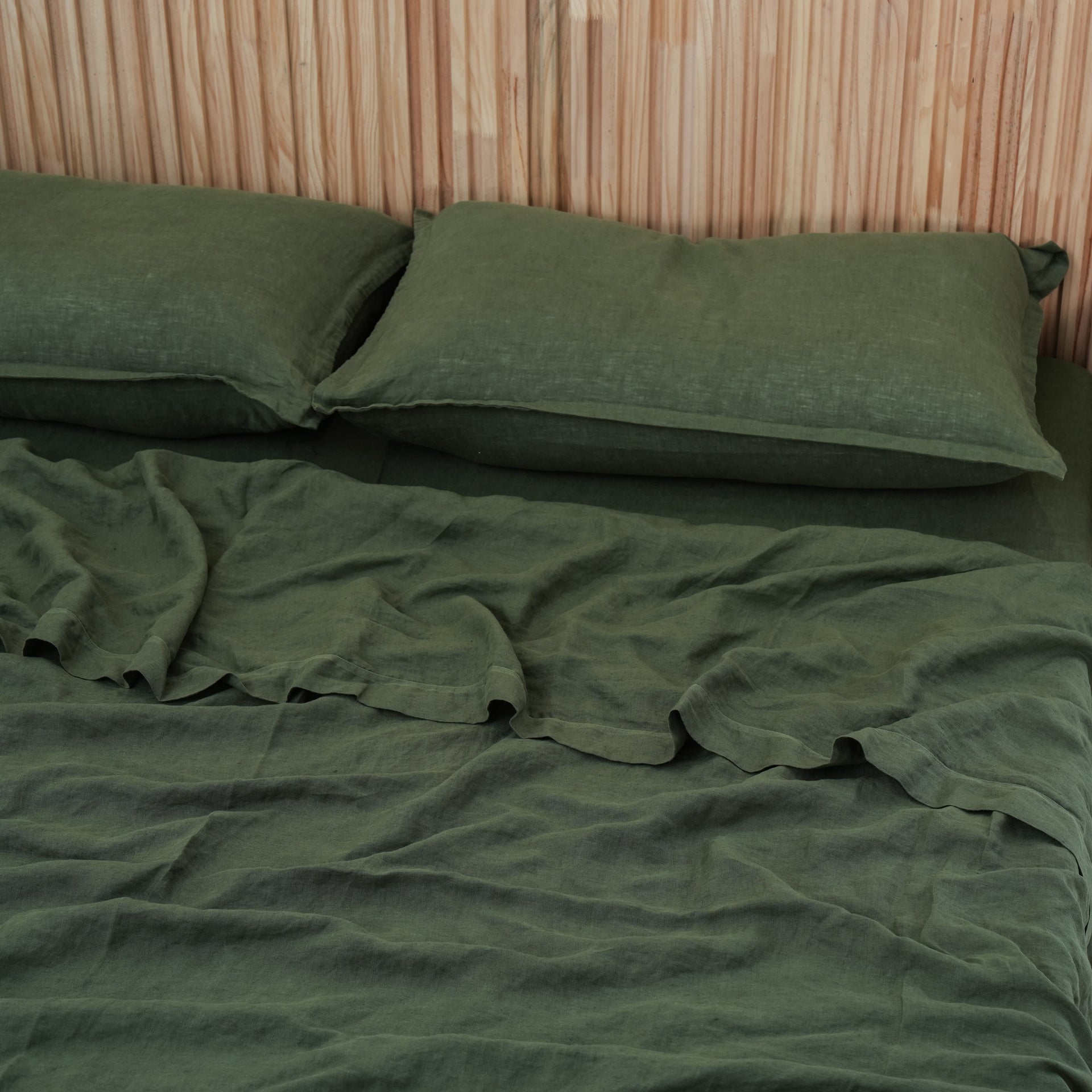 Linen Sheet Set - Forest