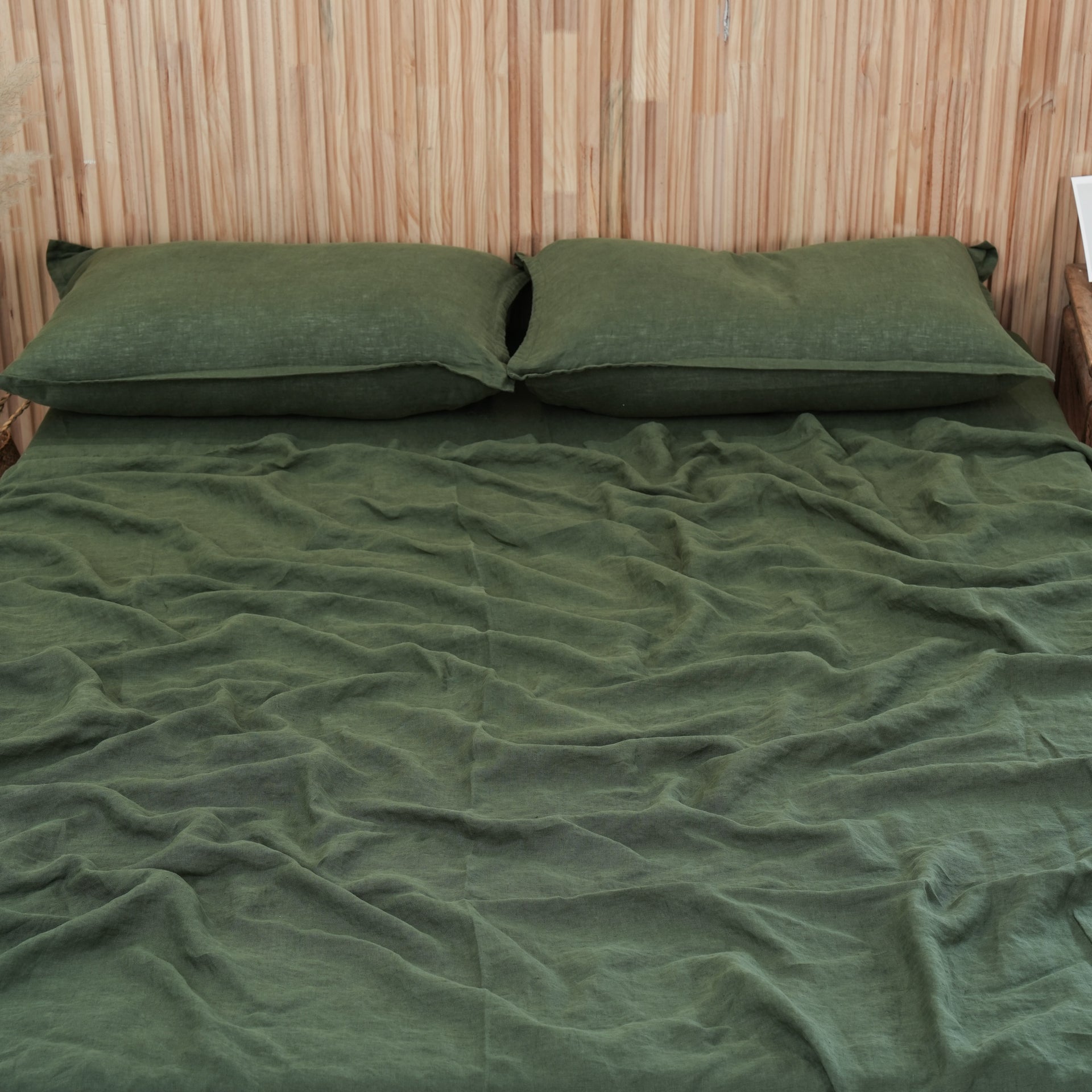 Linen Sheet Set - Forest