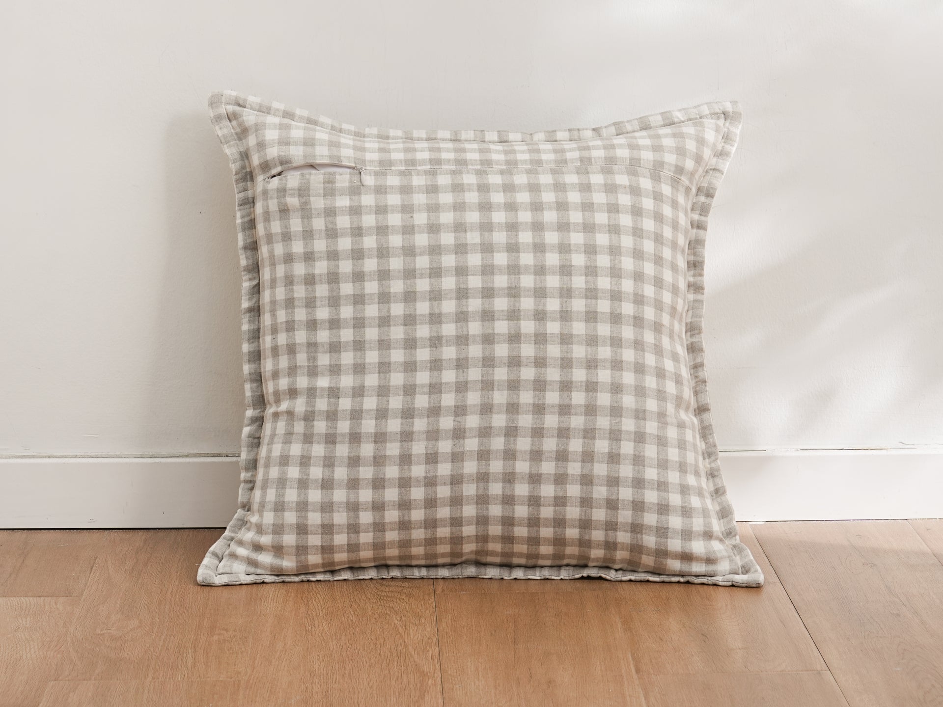 Quilted Linen Cushion Cover