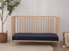 Linen Fitted Cot Sheet - Ocean