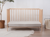 Linen Fitted Cot Sheet - Sand