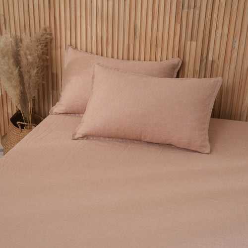 PINK CLAY - Sheet Set - 100% French Flax Linen